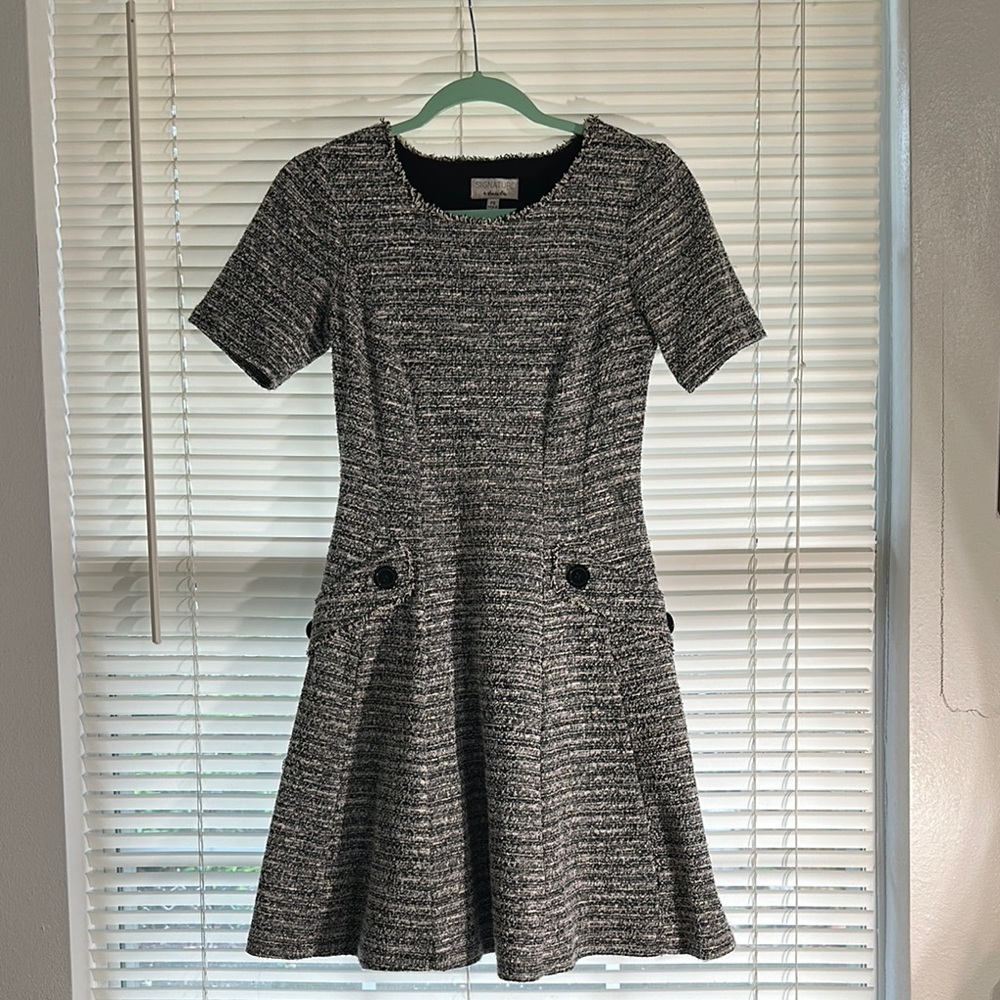 Black and Gray Dress